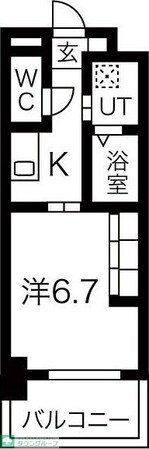 リシュドール伝馬の物件間取画像